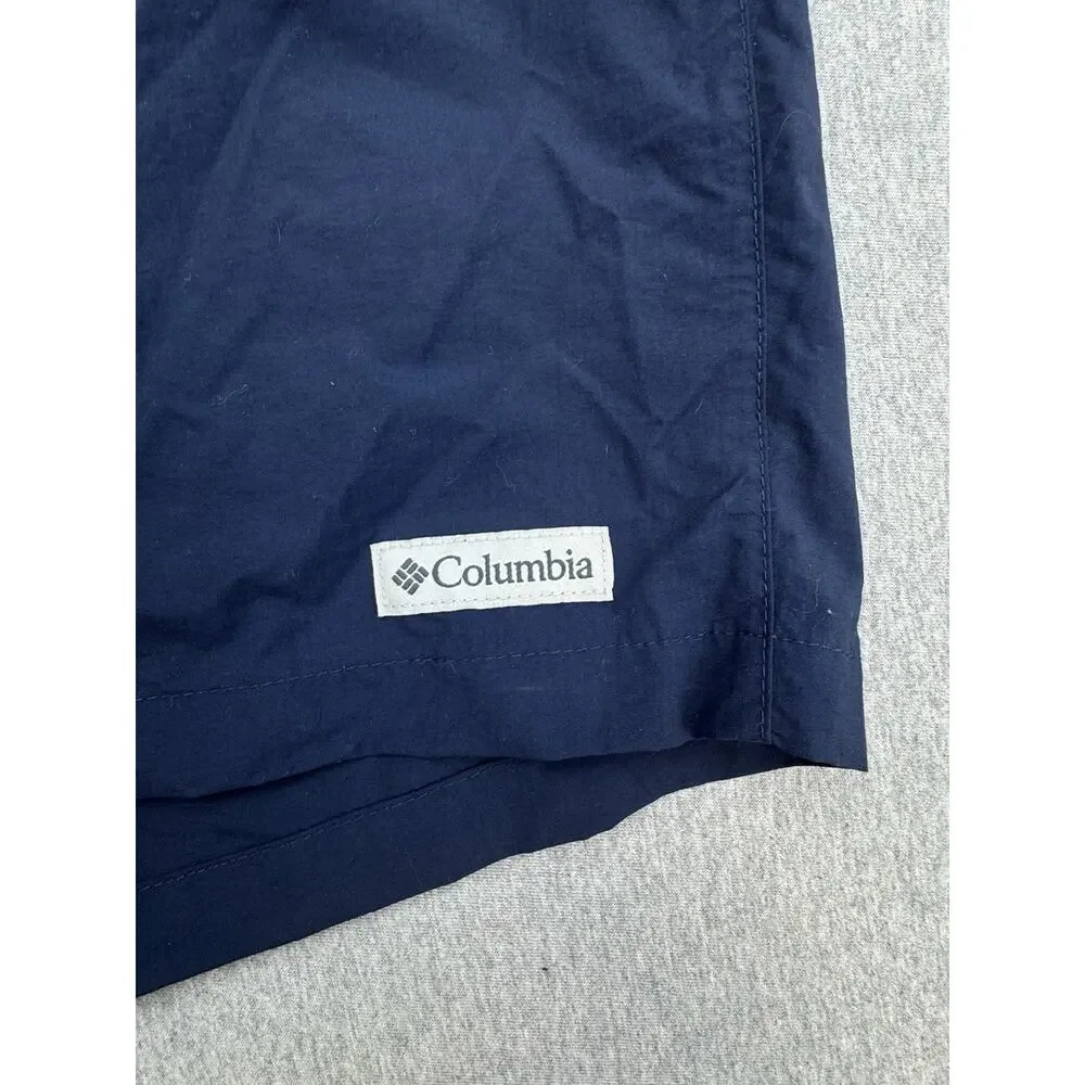 Columbia Shorts Mens XL Blue Performance Rapid Creek Drawstring 7